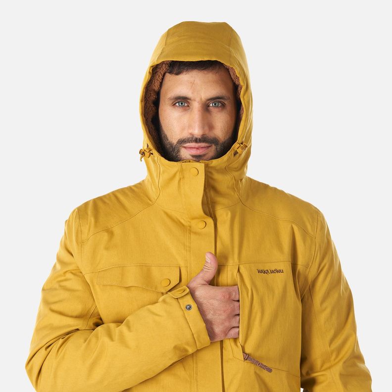 Chaqueta Hombre Yak Mostaza Haka Honu-3