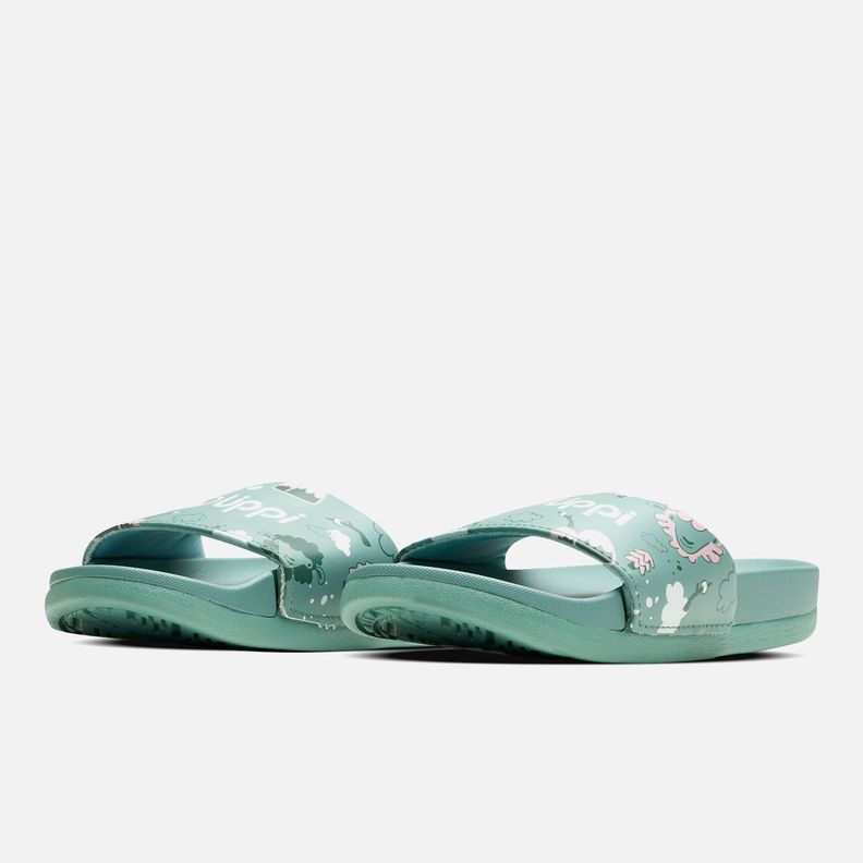 Sandalia Niña Insigne Slide Kids Turquesa Rosa Lippi-1