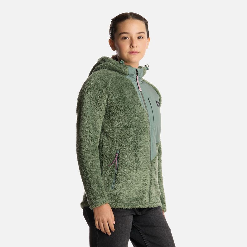 Polar Teen Girl Bear Shaggy-Pro Hoody Jade Oscuro Lippi I25-1