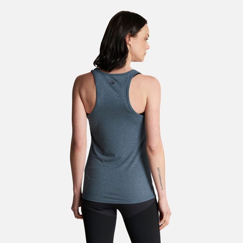 Polera Mujer Summit UV-Stop Tank Azul Grisaceo Lippi-3