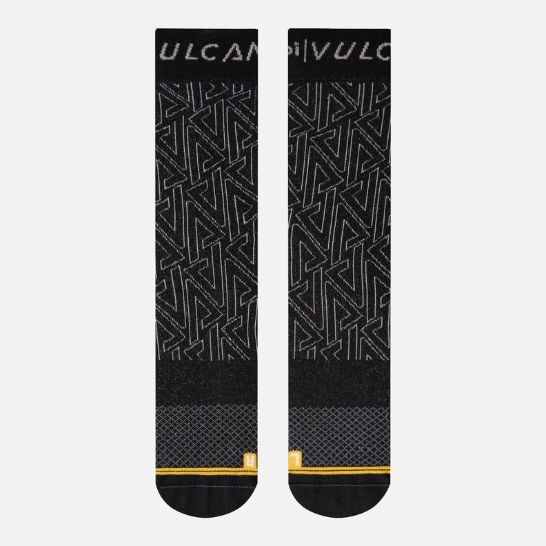 Calcetin Unisex Vulcano Bike Socks Print Negro Lippi-1