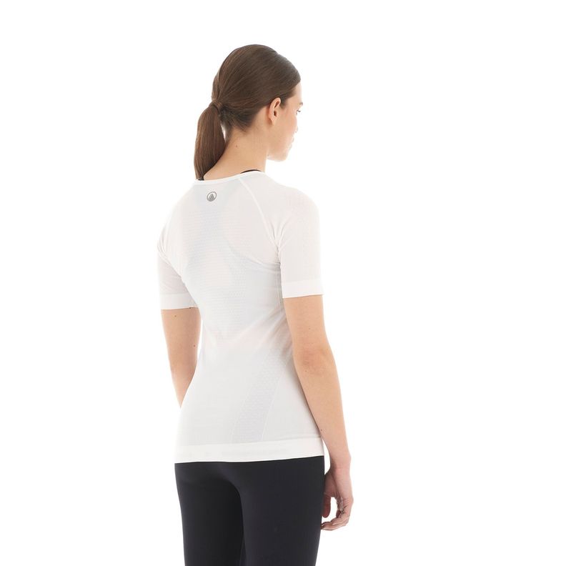 Primera Capa Mujer Skintec 1000 Seamless Short Sleeve Blanco Lippi-4