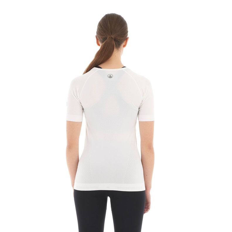 Primera Capa Mujer Skintec 1000 Seamless Short Sleeve Blanco Lippi-5