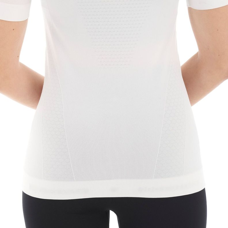 Primera Capa Mujer Skintec 1000 Seamless Short Sleeve Blanco Lippi-6