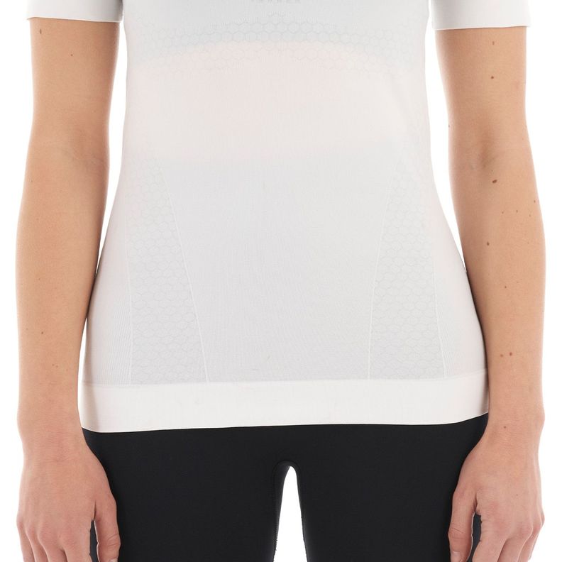 Primera Capa Mujer Skintec 1000 Seamless Short Sleeve Blanco Lippi-7