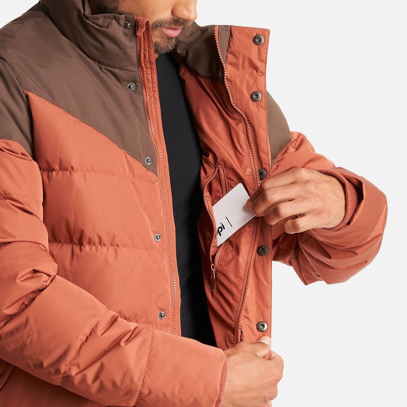 Chaqueta Hombre Kobuk Down Jacket Terracota Lippi I23-5