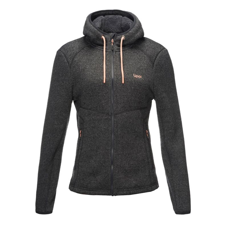 Polar Mujer Sense Blend-Pro Hoody Jacket Melange Negro Lippi-0