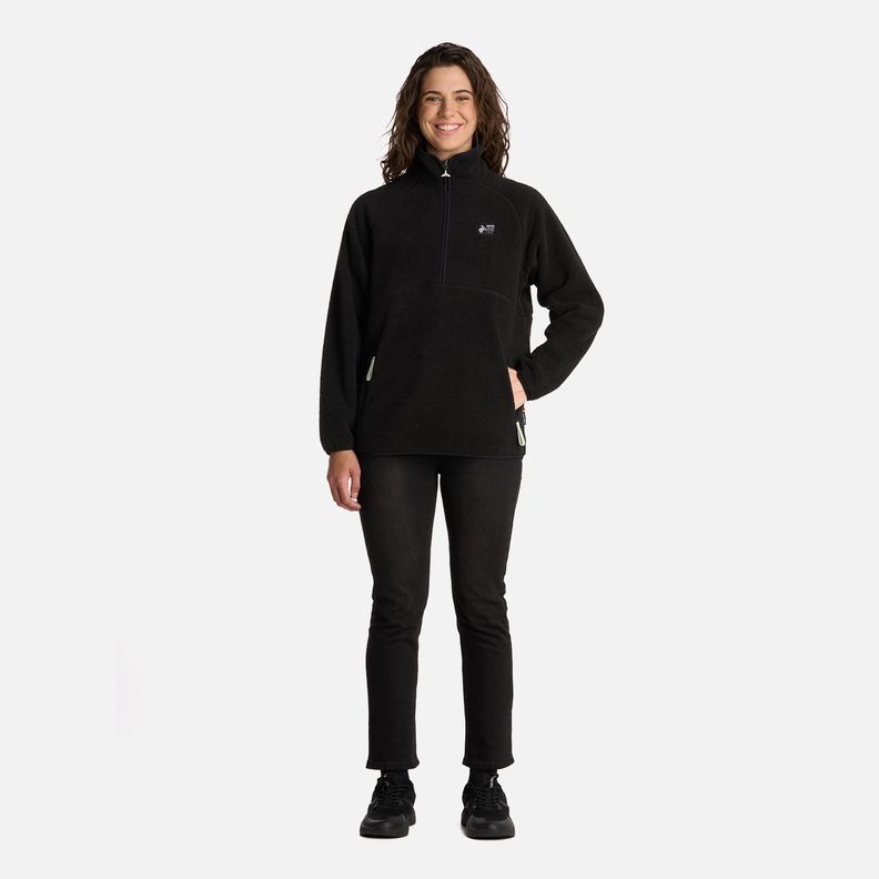 Polerón Mujer Fogon Negro Haka Honu I25-5