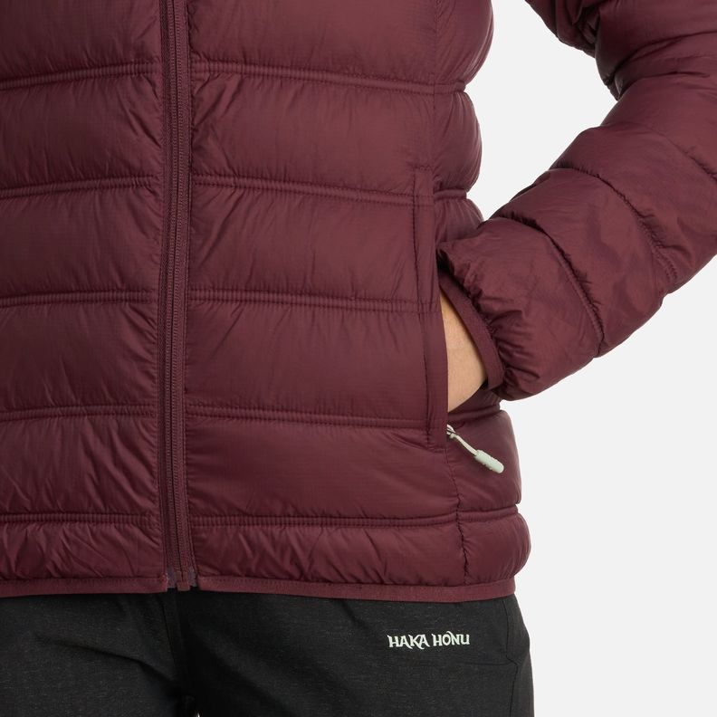 Chaqueta Mujer Ultraliviana Burdeo Haka Honu I25-4