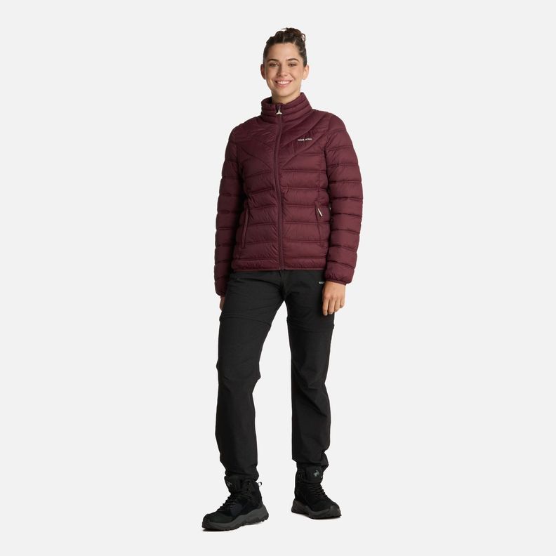 Chaqueta Mujer Ultraliviana Burdeo Haka Honu I25-5
