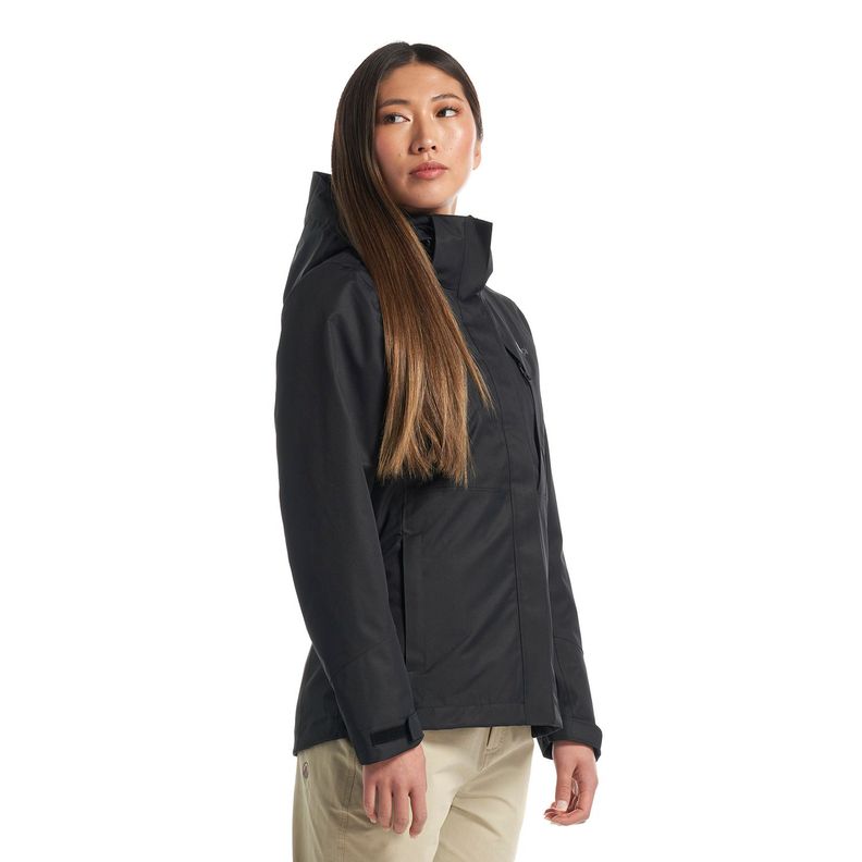 Chaqueta Mujer Tres Cruces Fusion-3 Hoody Jacket Negro / Negro Lippi V22-2