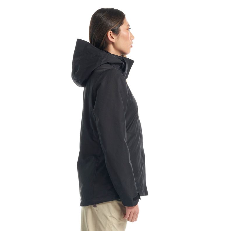 Chaqueta Mujer Tres Cruces Fusion-3 Hoody Jacket Negro / Negro Lippi V22-3