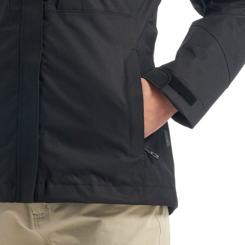 Chaqueta Mujer Tres Cruces Fusion-3 Hoody Jacket Negro / Negro Lippi V22-7