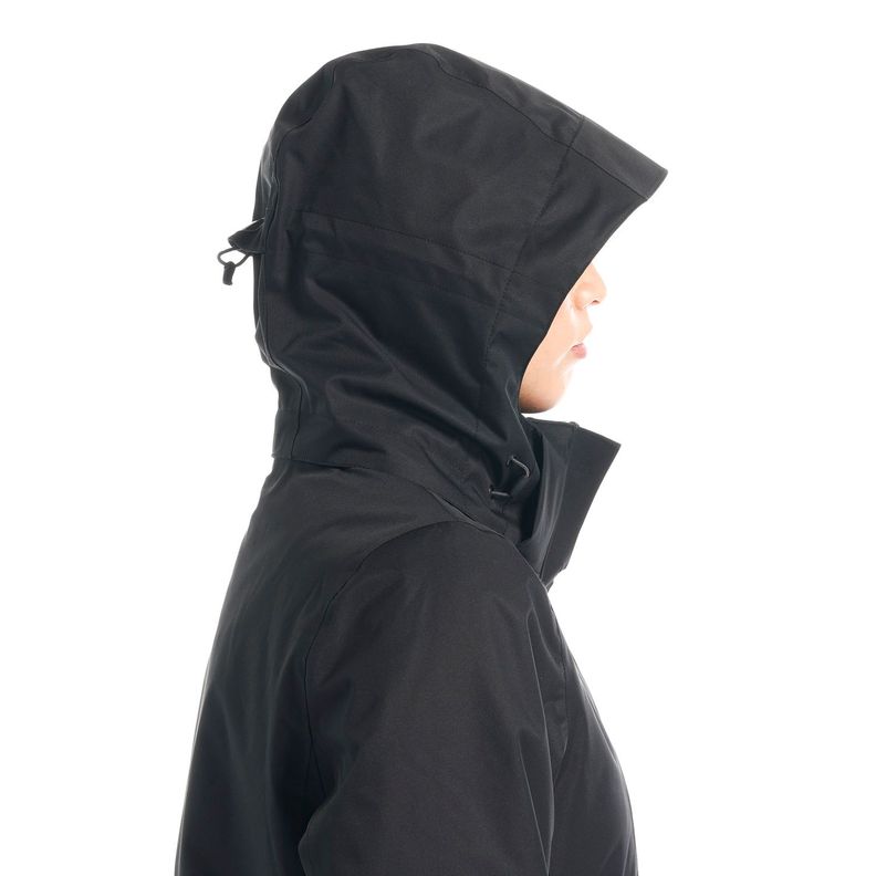 Chaqueta Mujer Tres Cruces Fusion-3 Hoody Jacket Negro / Negro Lippi V22-8