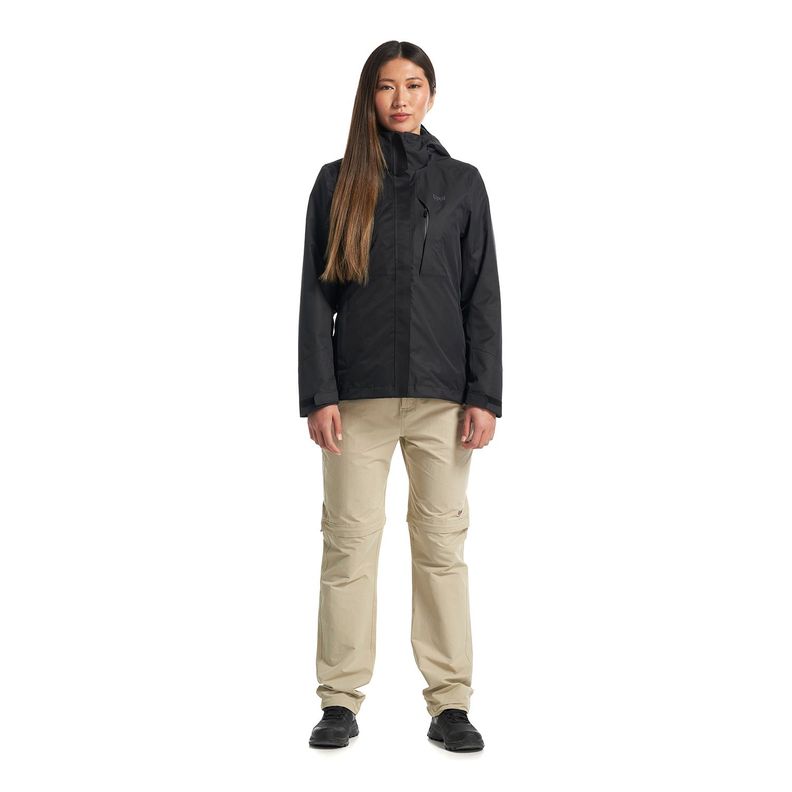 Chaqueta Mujer Tres Cruces Fusion-3 Hoody Jacket Negro / Negro Lippi V22-9