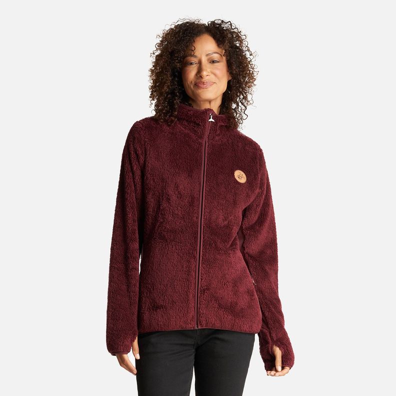 Chaqueta Mujer Calur-oso Burdeo Haka Honu I23-1