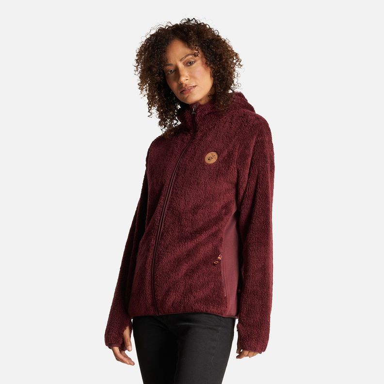 Chaqueta Mujer Calur-oso Burdeo Haka Honu I23-2