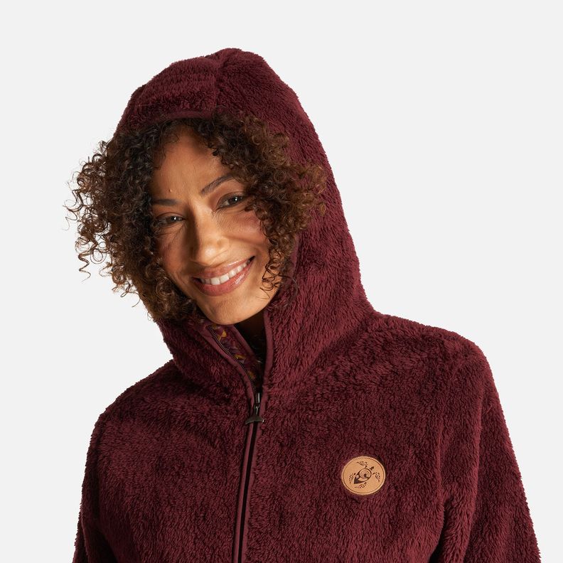 Chaqueta Mujer Calur-oso Burdeo Haka Honu I23-4