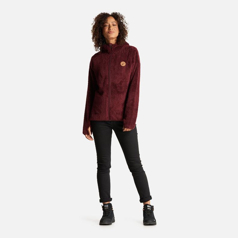 Chaqueta Mujer Calur-oso Burdeo Haka Honu I23-7
