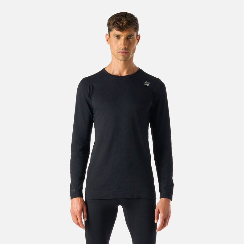 Primera Capa Hombre Built To Move Warm Shield Negro Vulcano-0