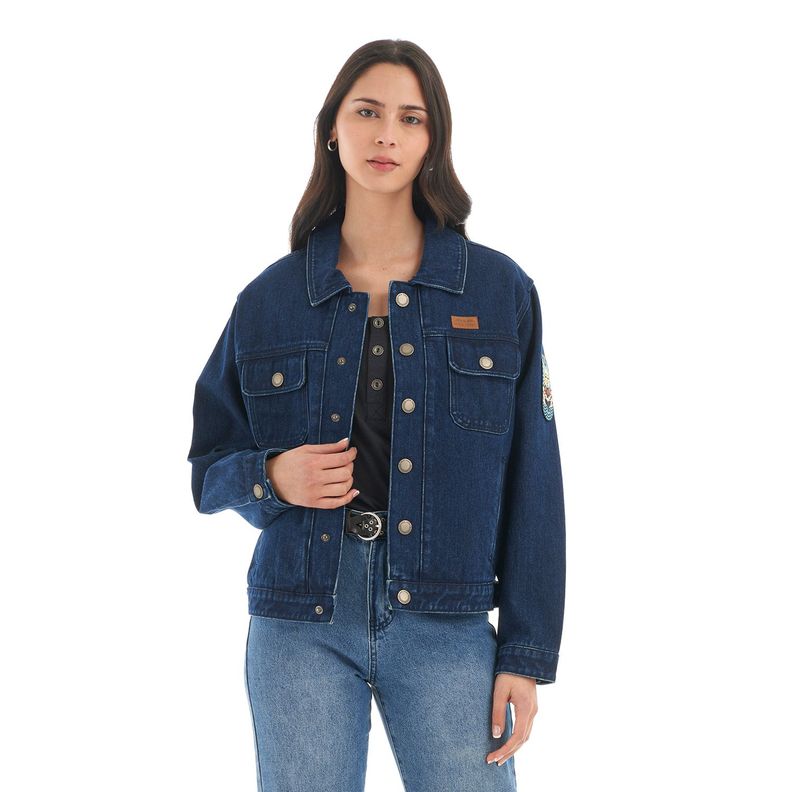 Chaqueta Mujer James Jeans Azul Haka Honu V22-1