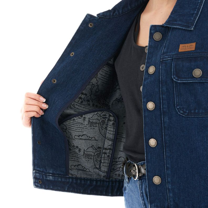 Chaqueta Mujer James Jeans Azul Haka Honu V22-6