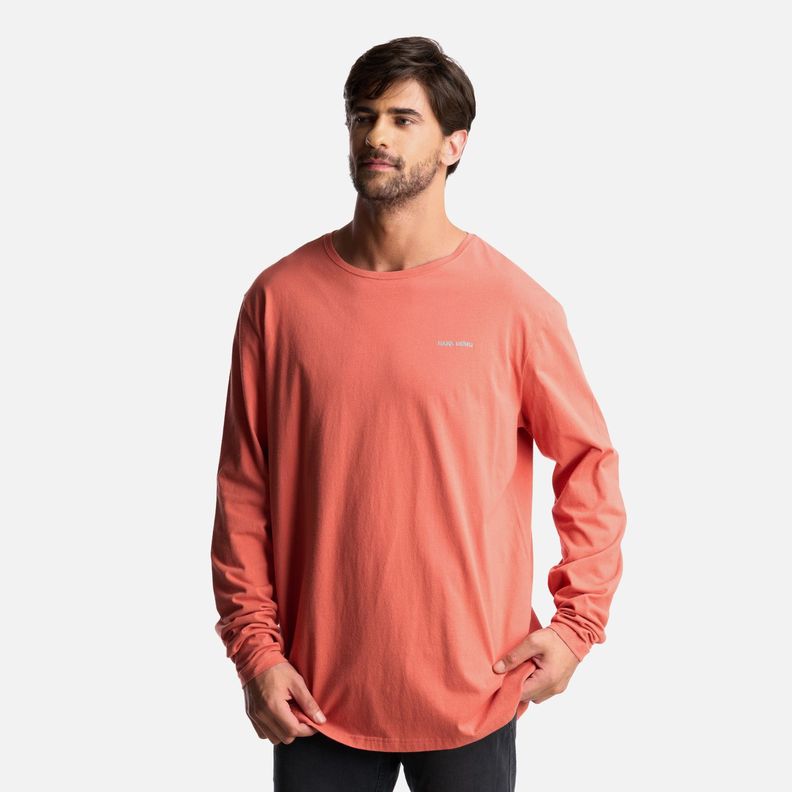 Polera Hombre Polo Larga Salmon Haka Honu-1