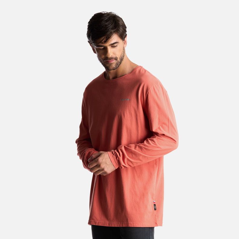 Polera Hombre Polo Larga Salmon Haka Honu-2
