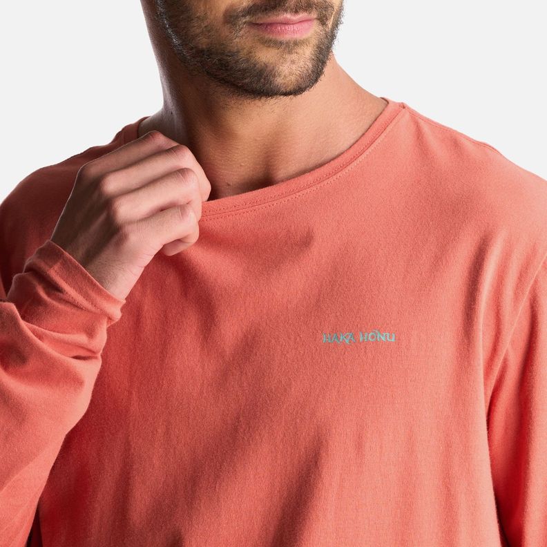 Polera Hombre Polo Larga Salmon Haka Honu-4