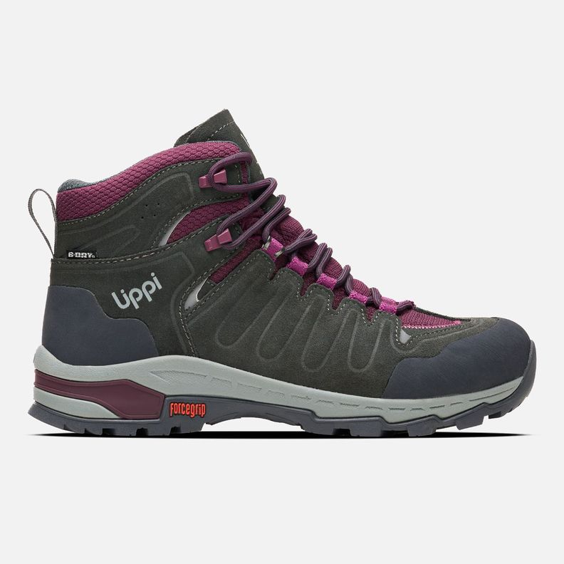 Botin Mujer All Terra Mid Gris / Morado Lippi