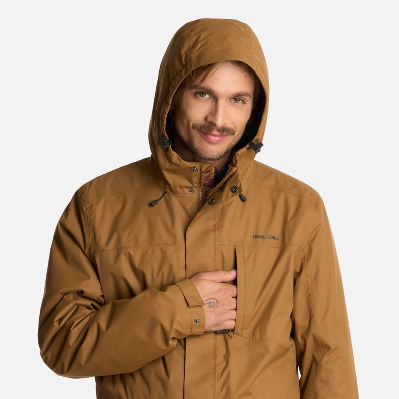 Chaqueta Hombre Terranova Mostaza Haka Honu I25-3