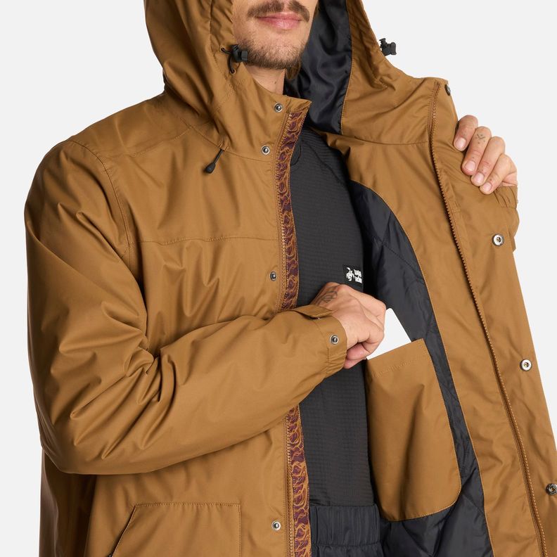 Chaqueta Hombre Terranova Mostaza Haka Honu I25-7
