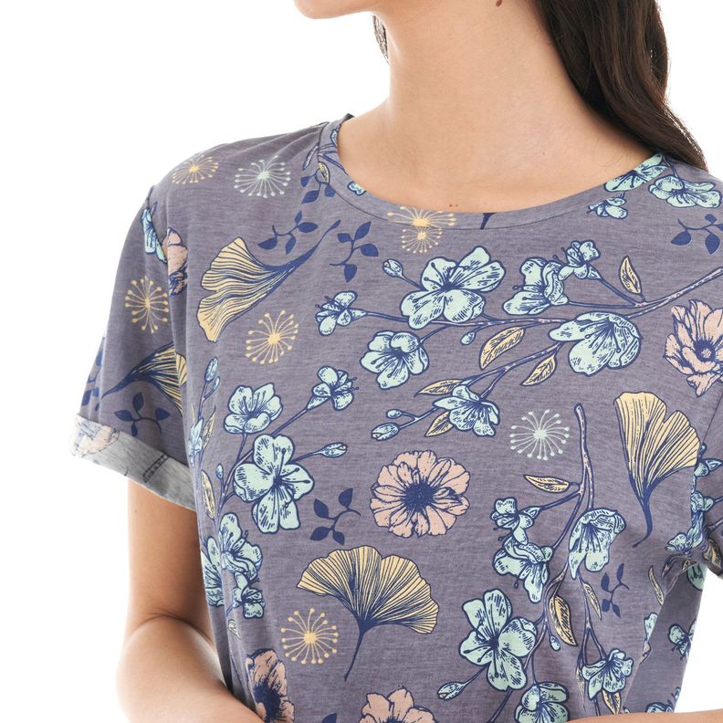 Polera Mujer Flora Morado Haka Honu-6