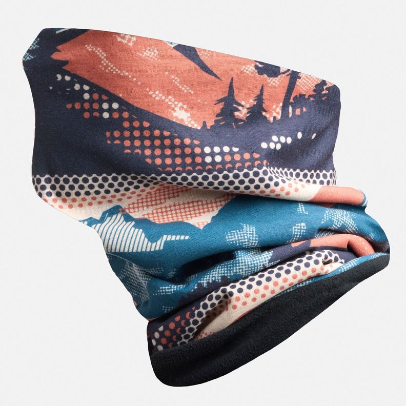 Bandana La Cima Print Coral Haka Honu I25-0