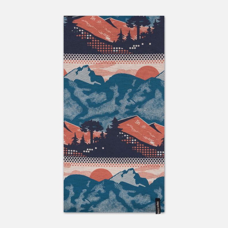 Bandana La Cima Print Coral Haka Honu I25-1