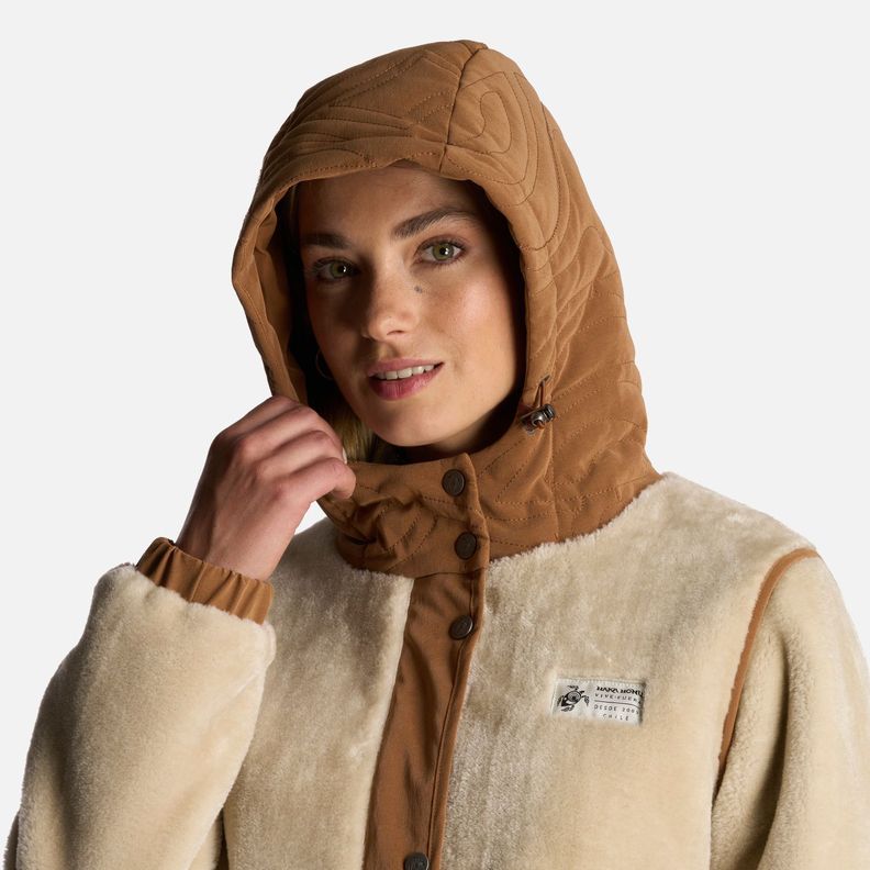 Chaqueta Mujer Noes-ni Tostado Haka Honu-5