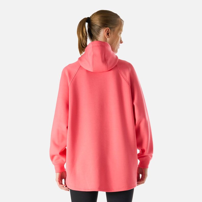 Polerón Mujer Tempo Sweatshirt Hoody Coral Vulcano-3