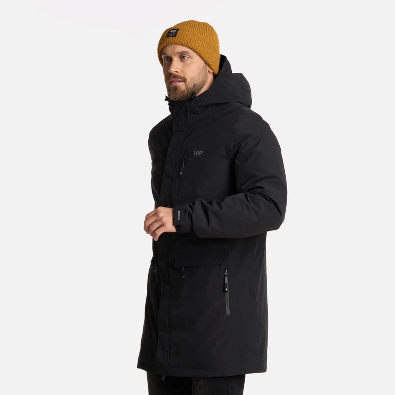 Chaqueta Hombre Mountains Live Down Long Negro Lippi I25-1