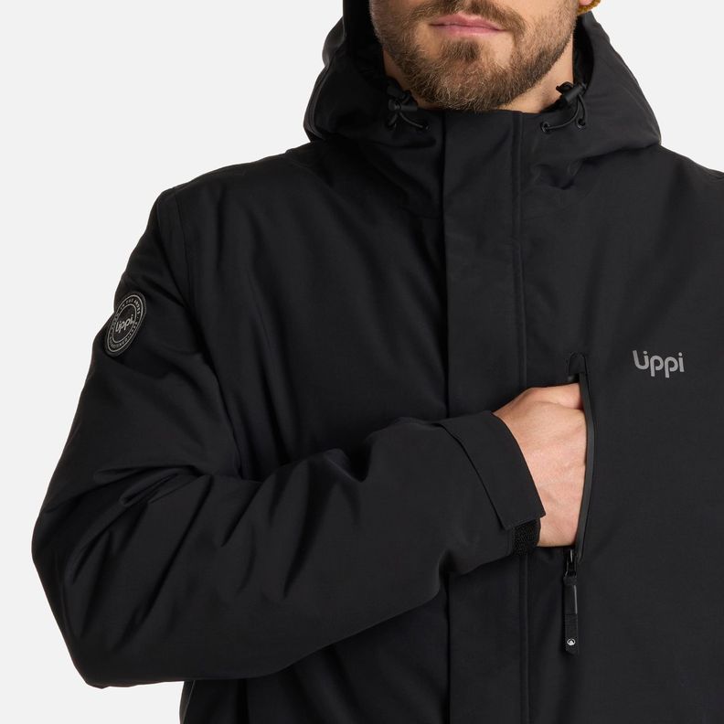 Chaqueta Hombre Mountains Live Down Long Negro Lippi I25-4