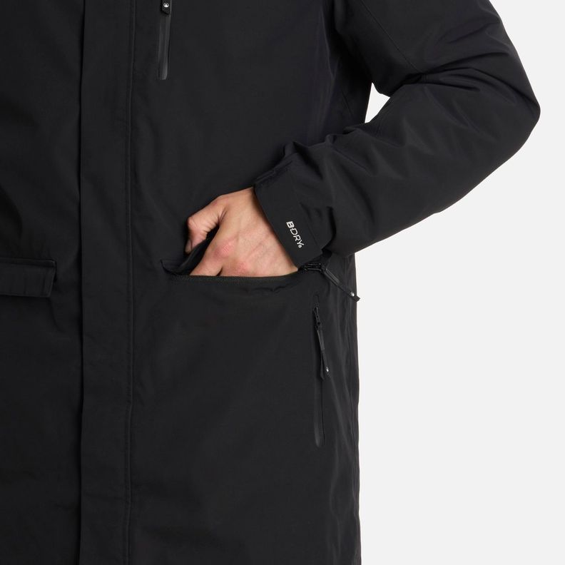Chaqueta Hombre Mountains Live Down Long Negro Lippi I25-5