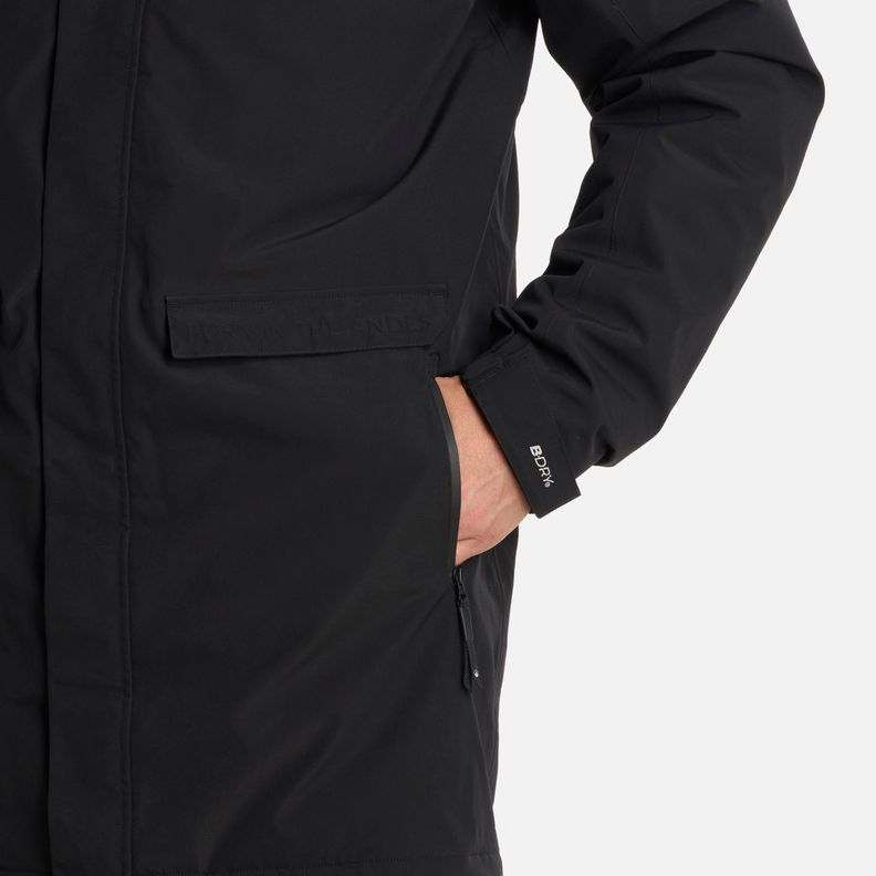 Chaqueta Hombre Mountains Live Down Long Negro Lippi I25-6