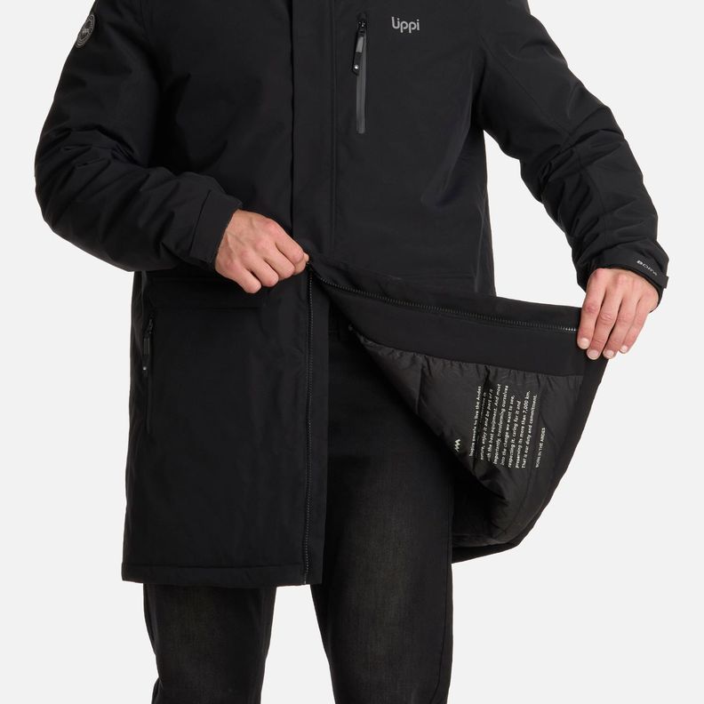 Chaqueta Hombre Mountains Live Down Long Negro Lippi I25-7