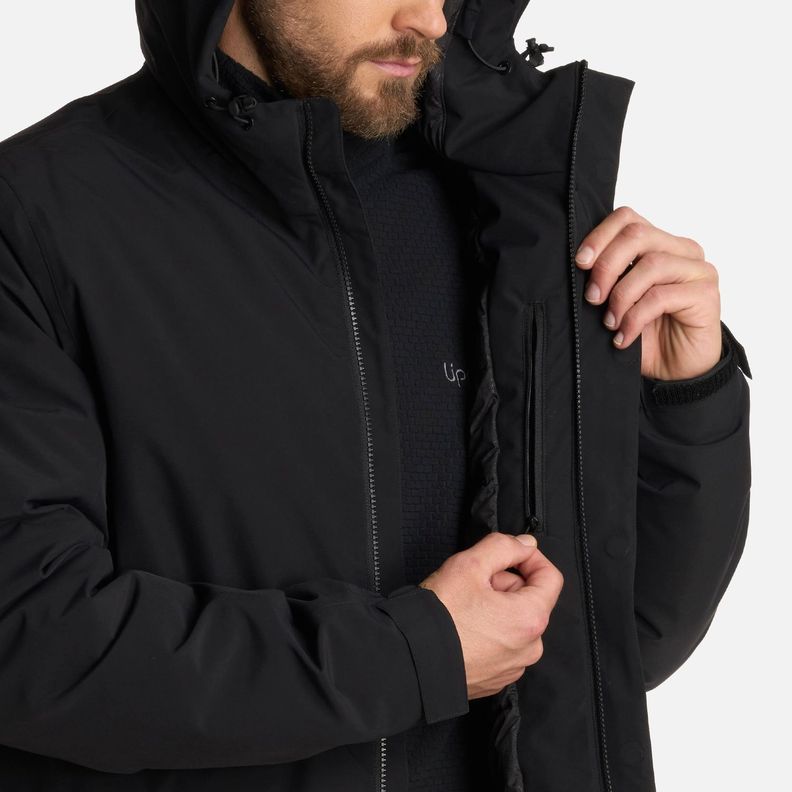 Chaqueta Hombre Mountains Live Down Long Negro Lippi I25-8