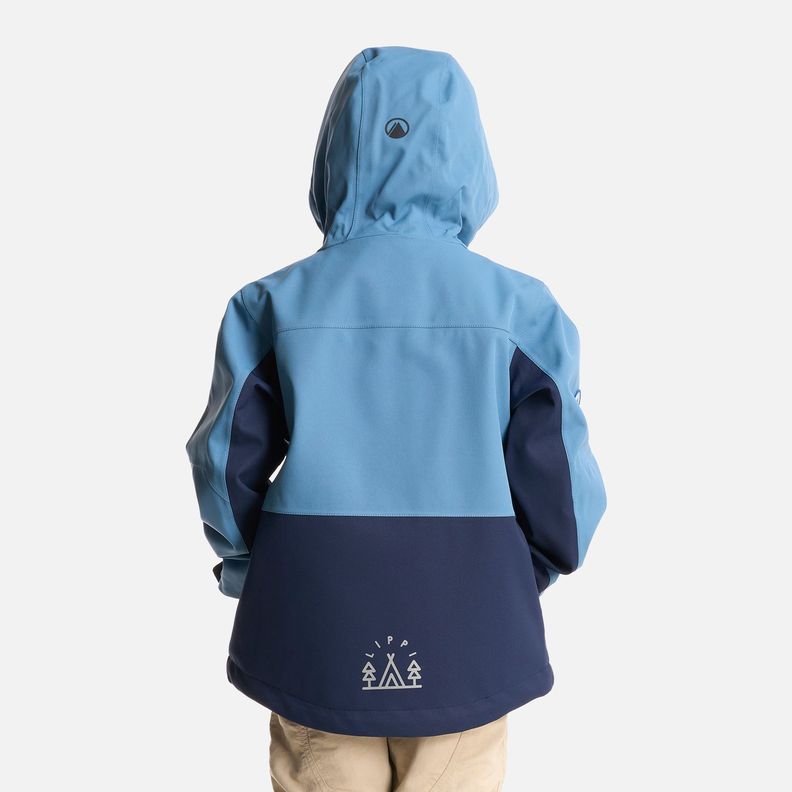 Chaqueta Niño Massif B-Dry Hoody Jacket Azul Piedra Lippi-2