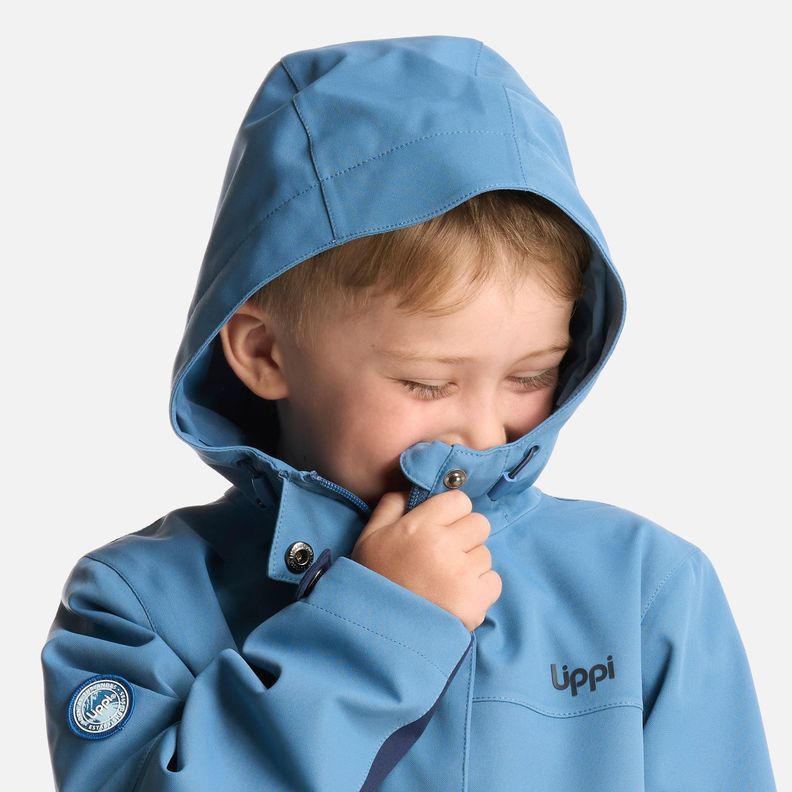 Chaqueta Niño Massif B-Dry Hoody Jacket Azul Piedra Lippi-3