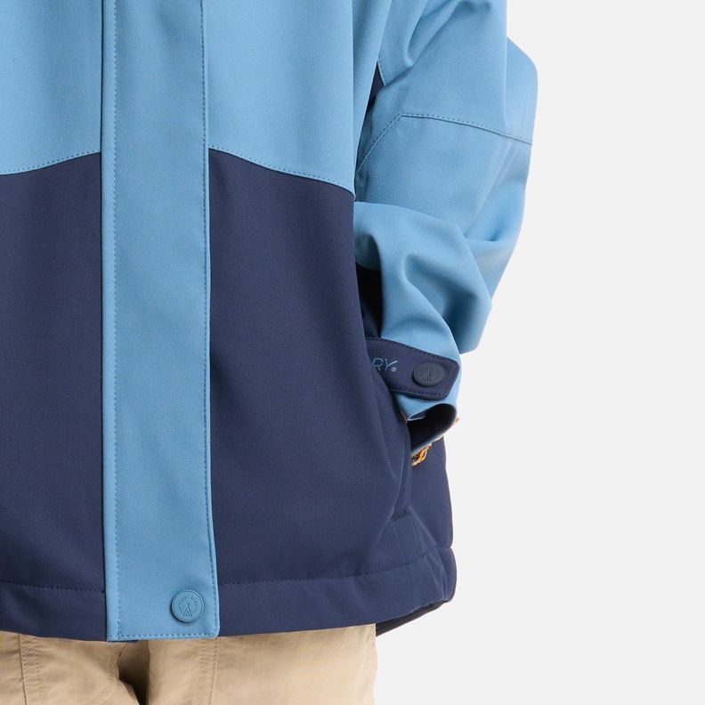 Chaqueta Niño Massif B-Dry Hoody Jacket Azul Piedra Lippi-4