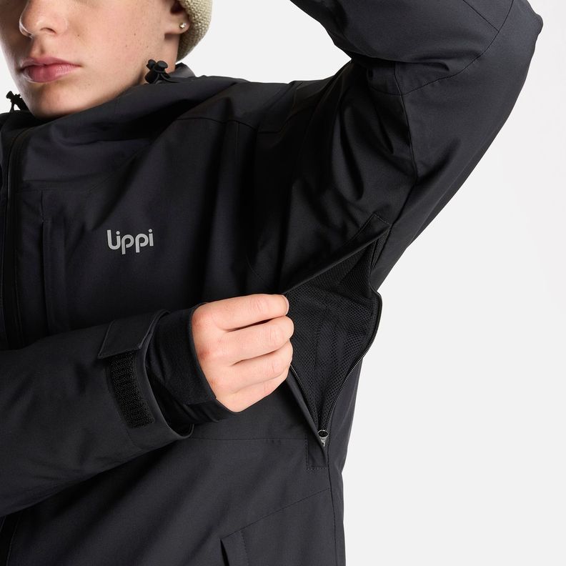 Chaqueta Teen Boy Sierra Nevada B-Dry Light Hoody Jacket Negro Lippi-6
