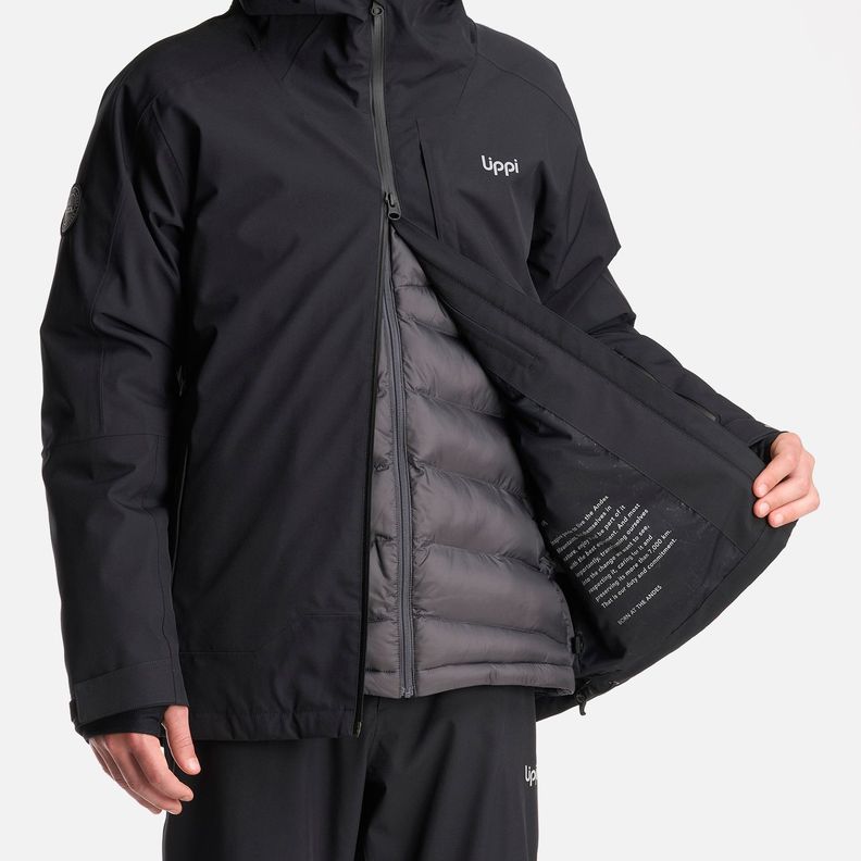 Chaqueta Teen Boy Sierra Nevada B-Dry Light Hoody Jacket Negro Lippi-9