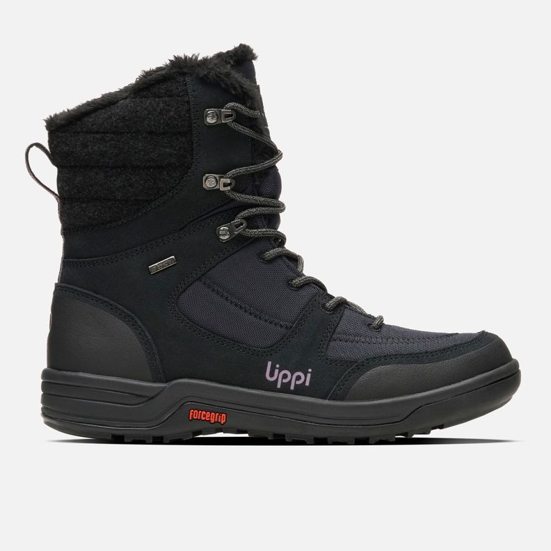 Bota Mujer Polar Light Negro / Morado Lippi I25-0