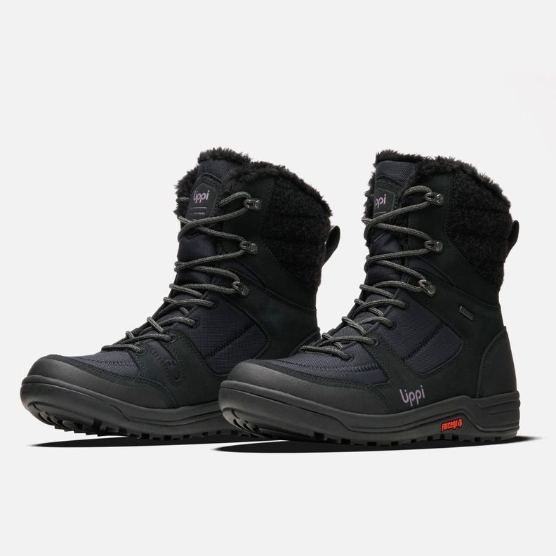 Bota Mujer Polar Light Negro / Morado Lippi I25-3
